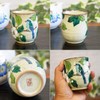 Tea Cup Stylish Kutani Ware White Camellia with Birds Tea
