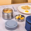 BELLE VOUS Thermal Food Container with Spoon & Bag -