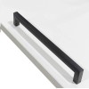 Gobrico 12mm 1/2" Black Kitchen Square Cabinet Handles Drawer Pull