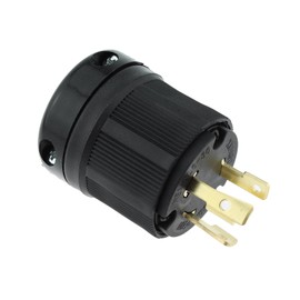 Maxmoral NEMA L6-30P Flush Mounting Locking Receptacle, Twist Lock Socket/Outlet for Generator, 30 Amp 250V 2 Pole 3 Wire Grounding, Industrial Grade Heavy Duty