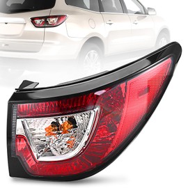 BeamTrack Outer Rear Tail Lights Assembly Compatible with 2013 2014 2015 2016 2017 Chevy Traverse Right Passenger Side Brake Taillights Turn Signal Lamp Halogen Lighting Replace: 84266020,23301757