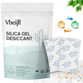 Vbeijll Silica Gel Packets, desiccants (50, 2 Gram)