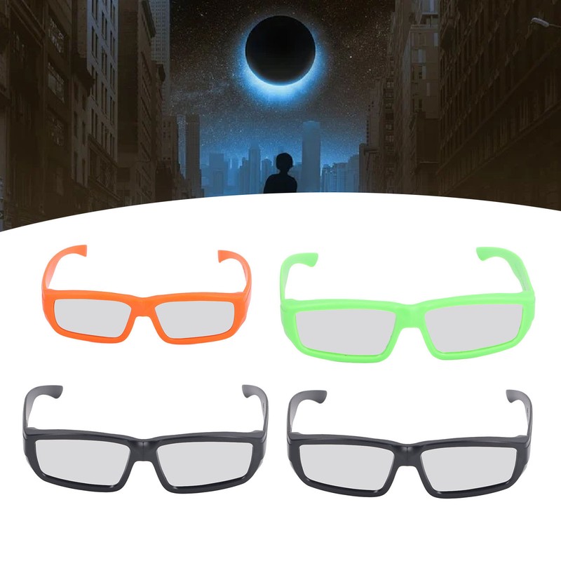 4Pcs Solar Eclipse Observation Glasses Protective Portable Sun Viewing Glasses