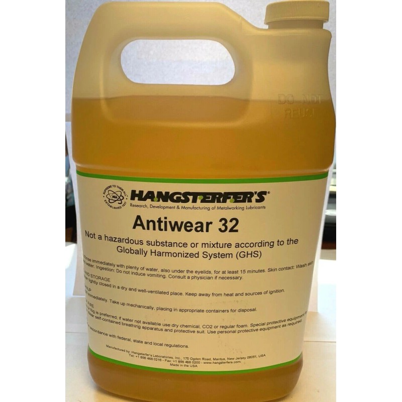 HANGSTERFER'S ANTIWEAR 32 GALLON - HYDRUALIC / SPINDLE LUBRICANT