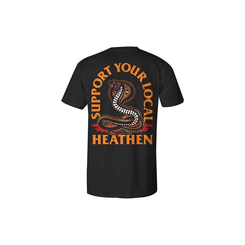 Heathen "Support Your Local T-Shirt (Large, Black)