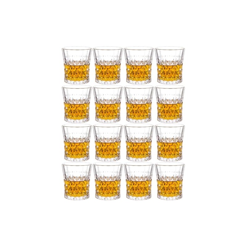 JAIEF 1.7 Oz Shot Glasses Heavy Base Shot Glass, Crystal