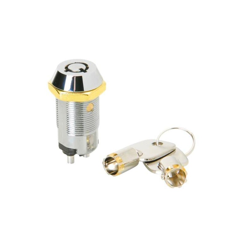 Parts Express On/Off Key Switch with 2 Round Keys (1)