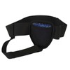 Inguinal Hernia Belt Adjustable Black PVC Gel Bag Soft Foam