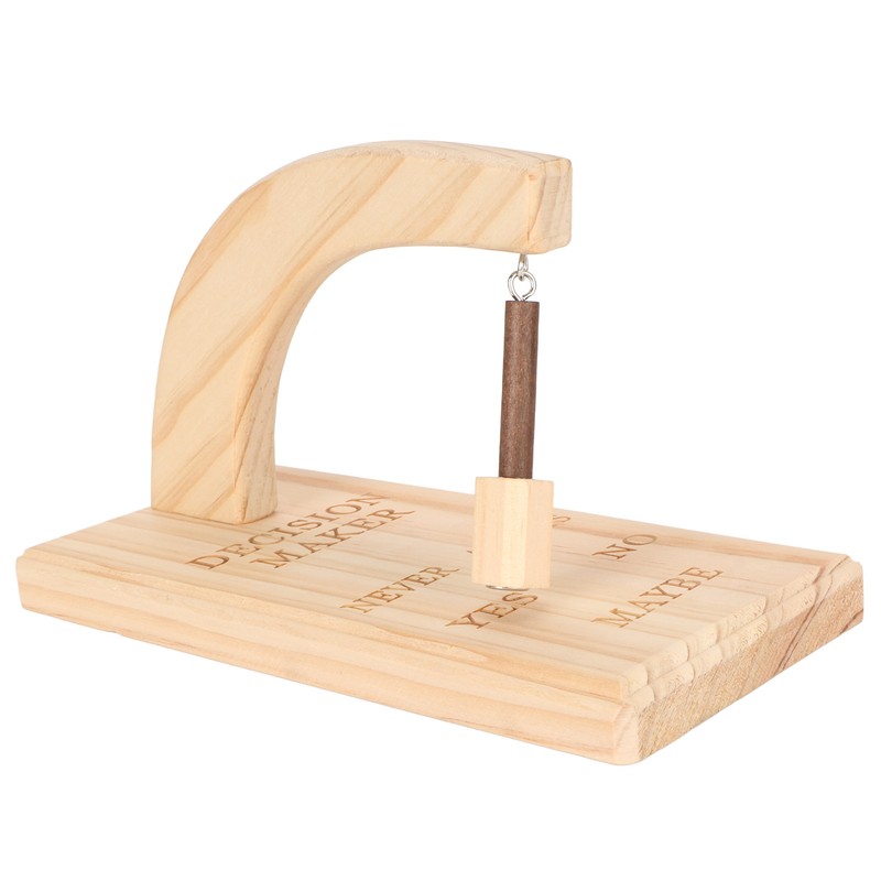 Wooden Magnetic Decision Maker Innovative Oscillating Magnetic Selector Swing to