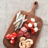 Point-Virgule Walnut Wood Serving Board with Handle, Perfect for Serving