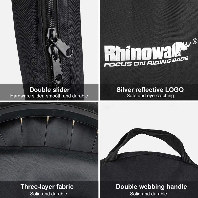 Rhinowalk Bolsa de transporte para ruedas de bicicleta de 26