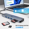 USB C Hub, oditton 6 in 1 USB C Adapter