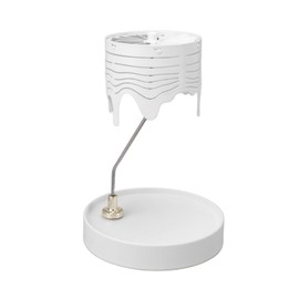 Christmas Tree Carousel Spinning Candle Holder Stainless Steel Rotary Tree Candle Holder for Home Holiday Decor Style 2