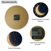 speecheese Night Sky with Half Moon Wall Clock Beautiful Clock