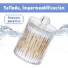 Paquete de 3 frascos de boticario con dispensador de hisopos