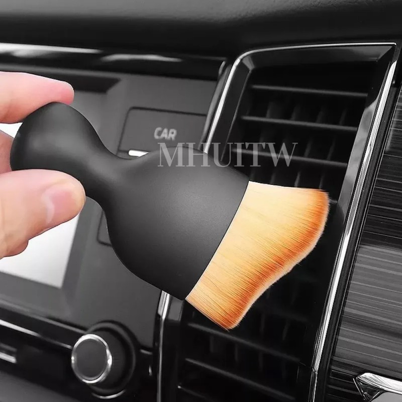 MHUITW 4pzs Brochas Para Detallado Automotriz Interior Microfibra
