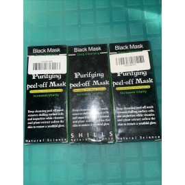 SHILLS 3 Boxes Shills Peel off Deep Acne Cleansing face Black MASK 50ML - Free Shipping