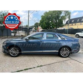Made in USA - Trims Express 2013-2020 Lincoln MKZ MK-Z 6Pc w/Kaypad Cutout Chrome Pillar Post Stainless Trim