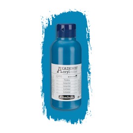 Schmincke Akademie Acrylic Colours - Bottle - 8.45floz, 450 Turquoise