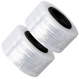 CREATCABIN 2 Rolls Stretch Wrap Film 3cmx400m Shrink Wrap Stretch Film Durable Plastic Shrink Film Shrink Wrap Roll Heavy Duty Stretch Wrap Roll for Moving Stretch Wrap Transparent Travel Packaging