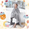 Hahafelt 2 Pcs Lion Elephant Wearable Hooded Blanket for Kids