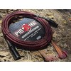 Pig Hog PHM20BRD Black/Red Woven High Performance XLR Microphone Cable,