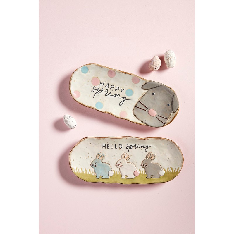 Mud Pie - Plato de Pascua para todo, 4 x