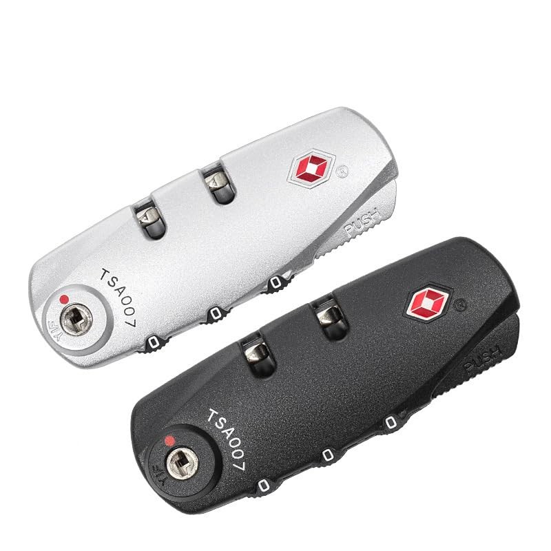 Suitcase Locks, 3-Digit Number Combination TSA 007 Suitcases Locks, TSA