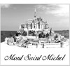 Papercraft Architecture Mont Saint Michel World Heritage Art Kit Set