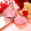 SiliFine 3 Pcs Four Leaf Clover Ceramic Dish and 3