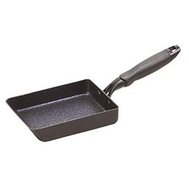 Pearl Metal HB-5114 Tamagoyaki 5.1 x 7.1 inches (13 x 18 cm), Induction Compatible, Midnight Marble