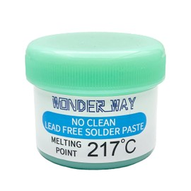 Wonderway Sn99/Ag0.3/Cu0.7 T4 Lead Free Solder Paste 217℃ Melting Point No-Clean(100g)