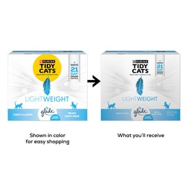 Purina Tidy Cats Low Dust, Multi Cat, Clumping Cat Litter Odor Control Formula, Lightweight Glade Clear Springs - 12 lb. Box