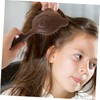 Minkissy Solid Wood Hair Brush Bear Cushion Scalp Massager Detangler