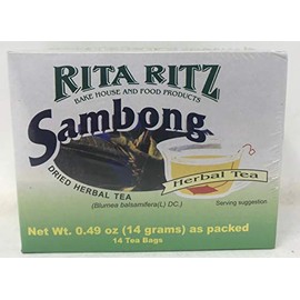 Rita Ritz Sambong Dried Herbal Tea 14 Tea Bags in One Pack