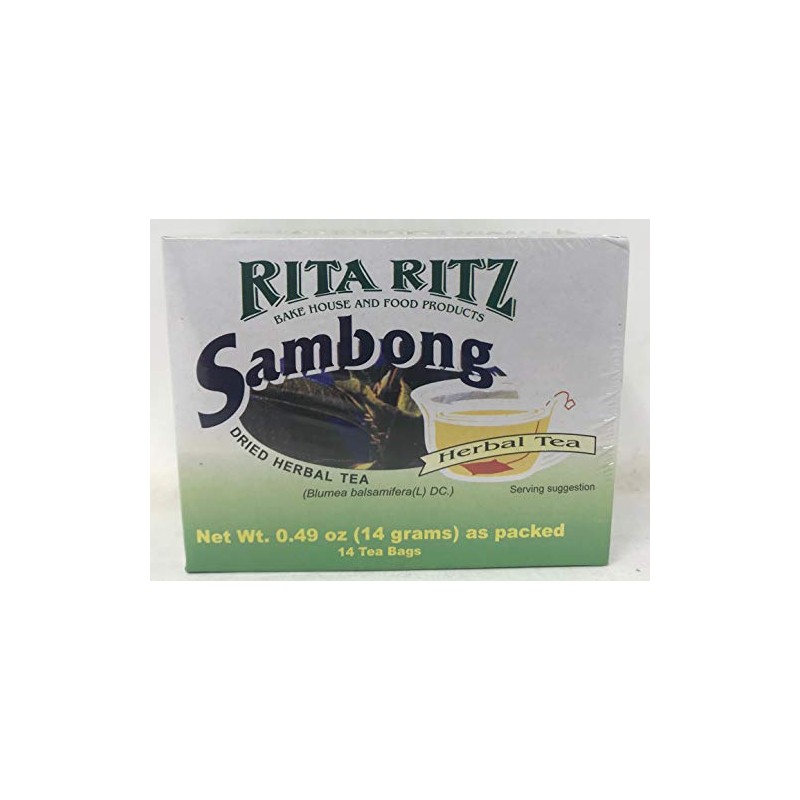 Rita Ritz Sambong Dried Herbal Tea 14 Tea Bags in