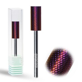 Curacoro Nail Drill Bits 3/32'' - Small Barrel Carbide Bit (Fine) for Professional Finish, Gently Remove, Buff & Polish Gel Nails, Nail Art Pedicure Manicure Salon & Home