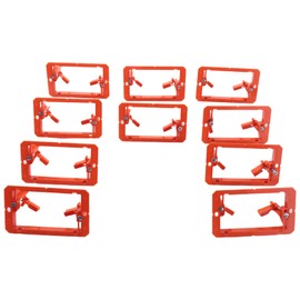 Lyaciomn Low Voltage Mounting Bracket 1 Gang Multipurpose Drywall Mounting Wall Plate Bracket - (Single Gang, 10 Pack)