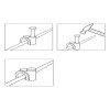 Grapa De Pared Diámetro Interno 5 Mm Altura 6 Mm