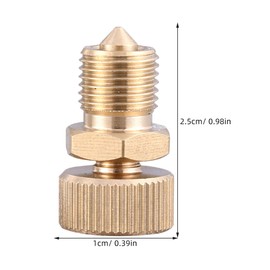 HOODANCOS Kit De 3 Tornillos De Purga De Aire Para Bomba De Alta Presión 30 Mpa Accesorios De Válvula De Purga En Cobre Con Resistencia a Altas Temperaturas Y Presiones