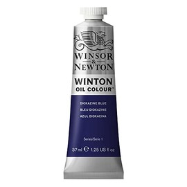 Winsor & Newton 1414406 Winton Oil Color Paint, 37-ml Tube, Dioxazine Blue