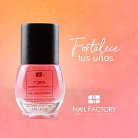 NAIL FACTORY - PACK FORTA, Gel Fortalecedor de Uñas, 3 piezas 1/2 fl Oz. / 14 mL. c/u.