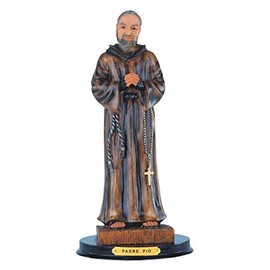 StealStreet SS-G-312.71 Padre Pio Holy Figurine Religious Decoration Statue Decor, 12"