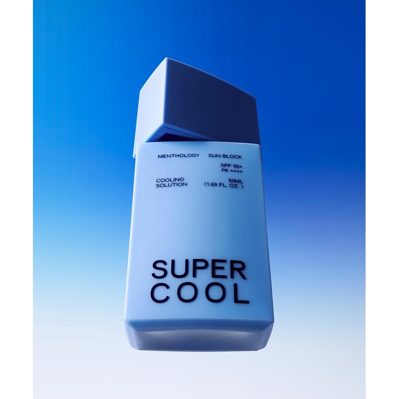 Menthology SPF50+ PA++++ Sunscreen, UV Protection, Cooling, Smooth, Won't Float,