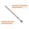 sourcing map 120-140 Grits Diamond Grinding Bit 1.6mm Inverted Cone