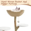Modern Real Wood Cat Tree Tower for Large Cats |