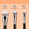 TEOYALL TEOYALL Flat Angled Brushes, Flawless Foundation Brush Under Eye
