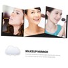 DECHOUS 2Pcs Portable Desktop Makeup Mirrors Adorable Compact for Easy