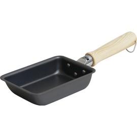 Urushiyama Metal Industry Iron Egg Grill, 5.9 x 3.7 inches (15 x 9.5 cm), Iron yet Lightweight, No Hassle Roasting, No Greasing Required, Gas & Induction Compatible, 1 Egg, Nitride Processed, Made in Japan, Iron Craftsmen TSO-E15-9.5 Egg Frying Pan