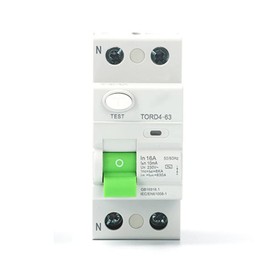 Anlayliay AC 2P 6KA RCCB RCD 230V Circuit Breaker Residual Current Device Safety Switch Fire Protection Switch 2P 16A 10MA Fuses